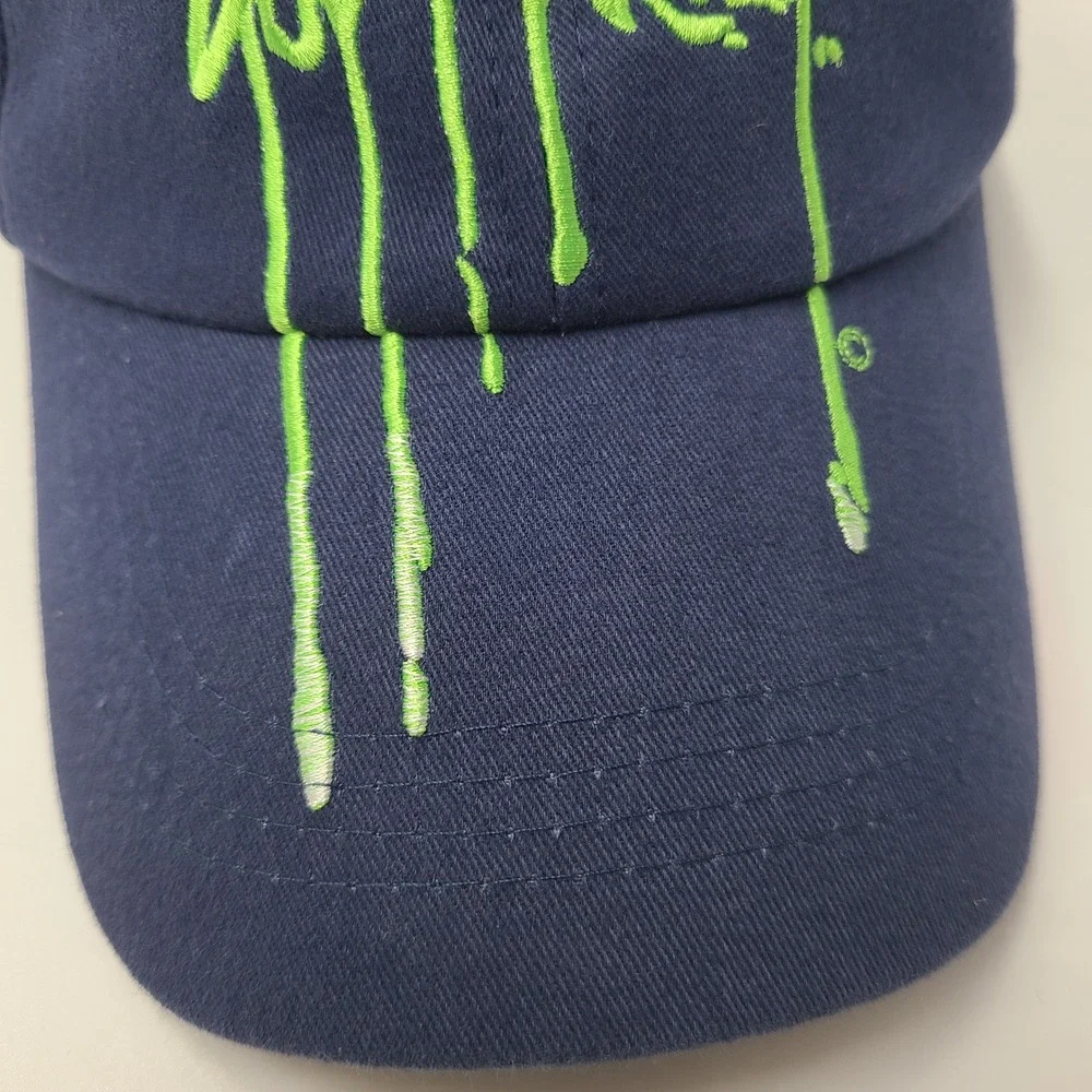 Guy Harvey Hat Adjustable Blue Green Fishing Drip‎ Ooze Logo Casual Outdoors Men